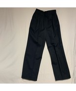 Vintage 80s Y2K 90s Ultra High Waist Pleated Mom Pants Women’s 4 NWT Bla... - £44.84 GBP