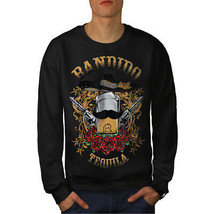 Wellcoda Bandido Tequila Rose Mens Sweatshirt, Mexico Casual Pullover Jumper - £24.11 GBP+