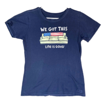 Life Is Good Shirt Adult Medium Crusher Tee We Got This Patriotic Couch ... - £13.19 GBP