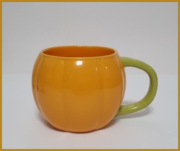 NEW Orange Happy Harvest Figural Pumpkin Mug 17 OZ - £11.00 GBP