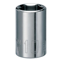 CRAFTSMAN Shallow Socket, Metric, 1/4-Inch Drive, 10mm, 6-Point (CMMT43508) - $7.95