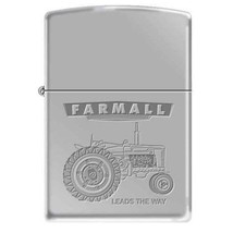 Zippo Lighter - Farmall Leads The Way Deep Engraved High Polish Chrome -... - $697.21 MXN