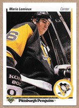 1990-91 Upper Deck #144 Mario Lemieux Pittsburgh Penguins - $2.50