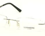 Nouveau Lunettes Lumière Italie 1403 Col.3 Argent Brillant Lunettes 48-1... - $64.25