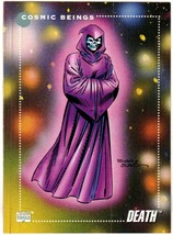 1992 Marvel Cosmic Beings Death Trading Card #157 EUC Sleeved CCG TCG  - $0.98