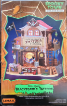 Blackbeards Tattoos Lighted Halloween Village 2007 Lemax Spooky Town Collection - £90.99 GBP