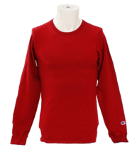 Champion Men&#39;s XS Red Long Sleeve Tee T Shirt Crew Neck - $19.79