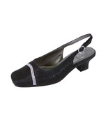 FLORAL Lena Women Wide Width Dress Slingback With Rhinestone Jewels - $64.95