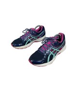 Asics Gel Contend 3 Womens Running Shoes Size 9.5 Navy/Pink Mesh & Synthetic - $31.22