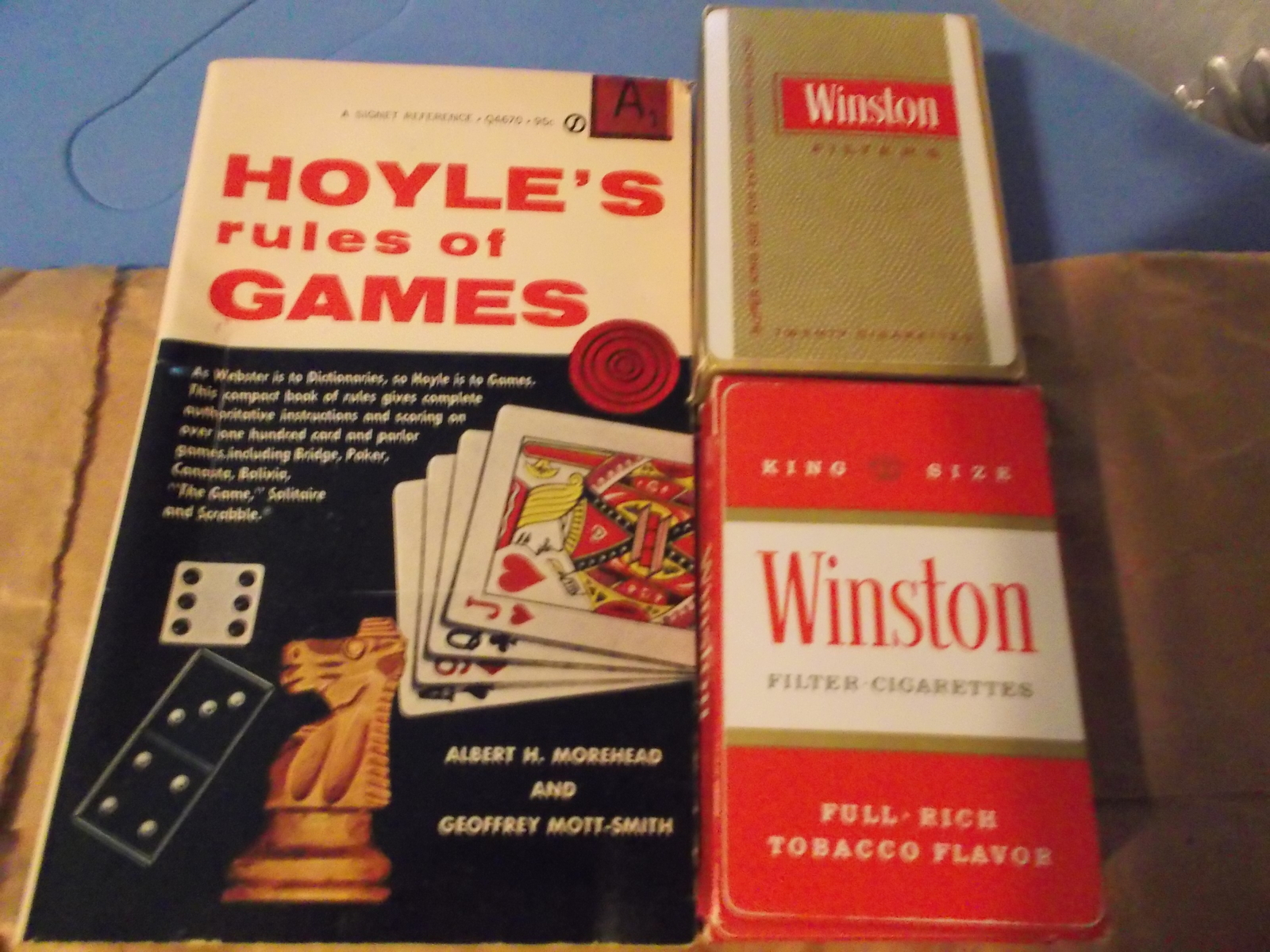 Winston Cigarettes Playing Cards & Card Games Rule Book New in package-Vintage - $30.00
