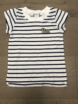 NWOT Chick-A-D Pitt Panthers 3T White and Blue Striped T-Shirt - £11.96 GBP