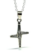Brigid&#39;s Cross Goddess Saint Brigid of Kildare Pendant 18&quot; Necklace Imbolc - £7.21 GBP