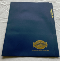 Conneaut lake park centennial exposition 1892 -1992 blue paper folder - £15.44 GBP