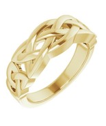 14k Yellow Gold Celtic Men's Ring - $2,399.00+
