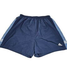 Adidas Climalite Running Shorts Men XL Blue Lined Performance Elastic Drawstring - £19.53 GBP