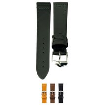 HIRSCH Earth Leather Watch Strap - Artisan Italian Calfskin - Vintage-look - L - - £67.90 GBP