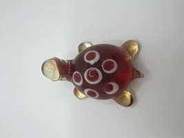 New Color!!! Murano Glass Handcrafted Unique Lovely Turtle Figurine, Glass Art - £18.46 GBP
