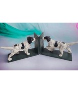 Vintage Handpainted Cast Iron Metal English Setter Pointer Spaniel Dog B... - £74.28 GBP