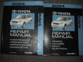2004 Toyota RAV4 Rav 4 Service Shop Repair Manual Set Oem 04 Brand New - £199.85 GBP