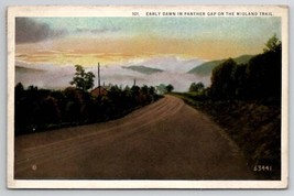 Hot Springs VA Early Dawn In Panther Gap On Midland Trail Gothen Postcar... - £15.69 GBP