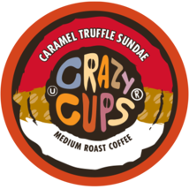 Crazy Cups Caramel Truffle Sundae Flavored Coffee 22 to 110 Kcups Pick A... - £19.66 GBP+