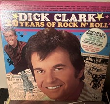  Dick Clark 20 Years Of Rock N&#39; Roll Double Vinyl Lp Vg+ - £11.66 GBP