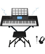 Technical Pro 61 Keys Electric Piano Learning Keyboard Bundle w Seat, St... - €188,58 EUR