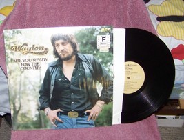 lot of {5} vintage vinyl lp&#39;s  country music { waylon jennings} - £31.93 GBP