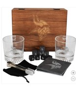 Minnesota Vikings NFL Drinkware Set 15-Piece Glasses Coaster Cooling Cub... - $109.76 CAD