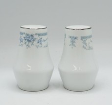 Porcelain Salt and Pepper Shakers Sheffield Blue Whisper made in Japan - £19.46 GBP