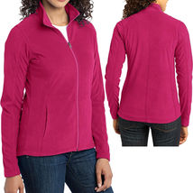 Ladies Plus Size Micro Fleece Jacket Full Zip with Pockets Womens XL 2X, 3X, 4X - £20.05 GBP+