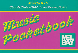 Mandolin Pocketbook/Case Size/Chords/Solos/Strums/Notes/Tablature/OOP - $1.25