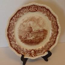 Scarce George Washington Plate :Mason&#39;s Patent Ironstone , England - $55.00
