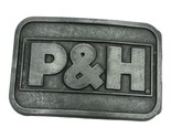 Vintage Metal belt buckle, P &amp; H. Brass - $13.10