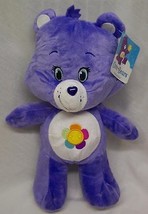 Care Bears Soft Purple Harmony Bear 13&quot; Plush Stuffed Animal Toy New - £15.57 GBP