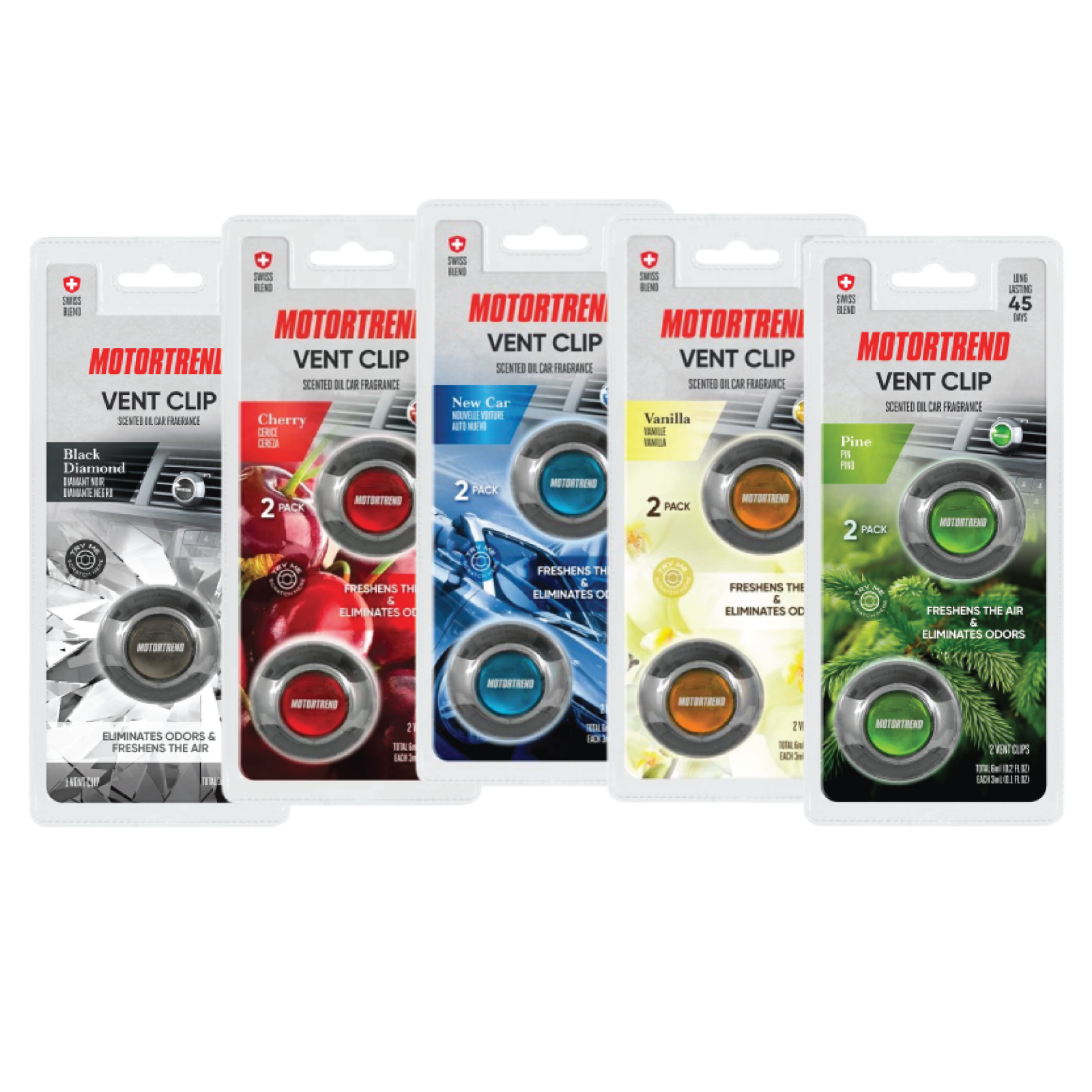 Swiss Blend MotorTrend Variety Vent Air Freshener | 2 Per Pack | Mix &amp; M... - $9.49+