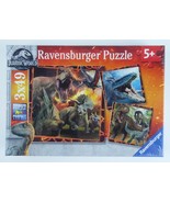 Jurassic World 3x49 Jigsaw Pieces 2018 Ravensburger Puzzle Age 5+ Brand New - $15.82