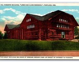Forestry Building Lewis &amp; Clark Memorial Portland Oregon OR WB Postcard G18 - £3.91 GBP