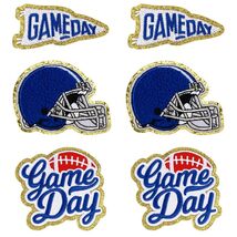 Tmtains Football Helmet Iron-On Patches Blue 6Pc Embroidered Game Day - €8,19 Tmtains Football Helmet Iron-On Patches Blue 6Pc Embroidered Game Day - €8,19 EUR
