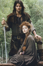 Michael Praed and Judi Trott in Robin of Sherwood Posing in Forest 24x18 Poster - £19.67 GBP