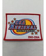 COA Regional Tournaments 2003-2004 4&quot; Embroidered Iron On Patch - €6,41 EUR