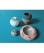 Generic Pottery 4 American Indian/Mexican Vessels [69] - £48.42 GBP