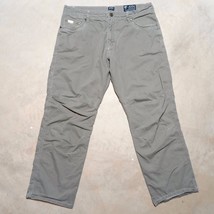 Kuhl Revolvr Vintage Patina Dye Brown Tan Khaki Hiking Pants - Mens 36x32 - $29.95