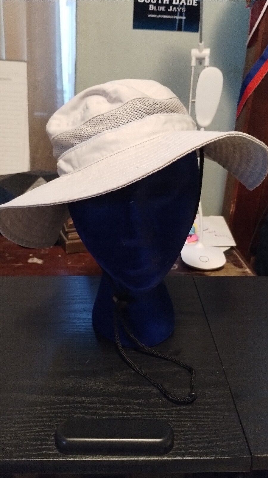 Panama Jack Outdoor Sun Safari Fishing Hat Mens Drawstring Breathable - $13.85