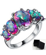 Cubic Zirconia Color Stone Ring - $19.95