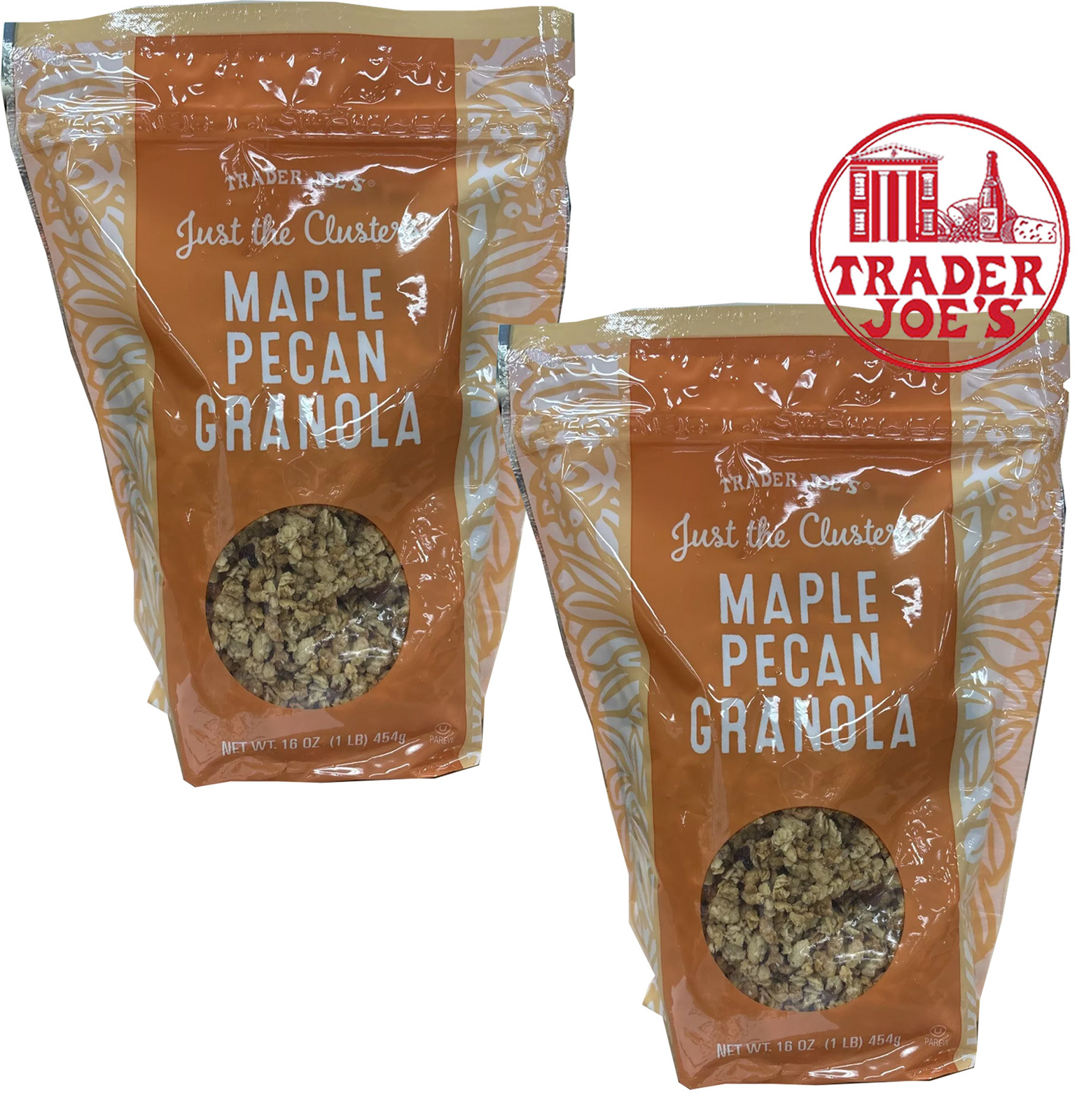 2 Packs Trader Joe’s Just The Clusters Maple Pecan Granola Cereal 16 oz - $19.90