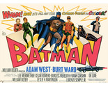 1966 Batman Movie Poster Print/Replica Adam West Robin Burt Ward Joker - £2.39 GBP