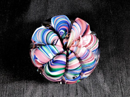Joe St Clair Blue and Pink Paperweight # 23228 - £33.35 GBP