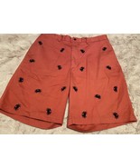 Daniel Cremieux Bayonne Crab Print Size 35 Light Red Chino Shorts - £12.43 GBP