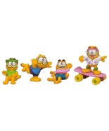 Garfield McDonald&#39;s Happy Meal Toy Lot of 4 - 1978 - £6.08 GBP